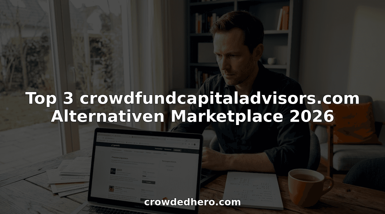 Top 3 crowdfundcapitaladvisors.com Alternativen Marketplace 2026
